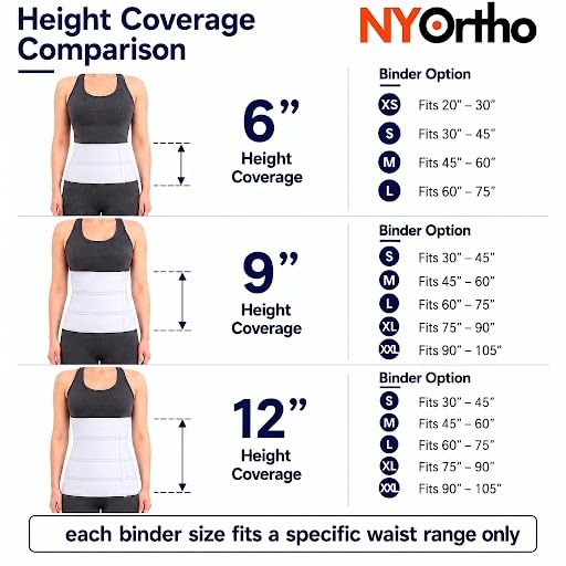 NYOrtho side profile worn over shirt showing discreet midsection support