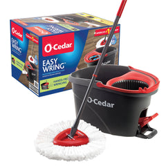 O-Cedar front packaging showing full EasyWring system and benefits