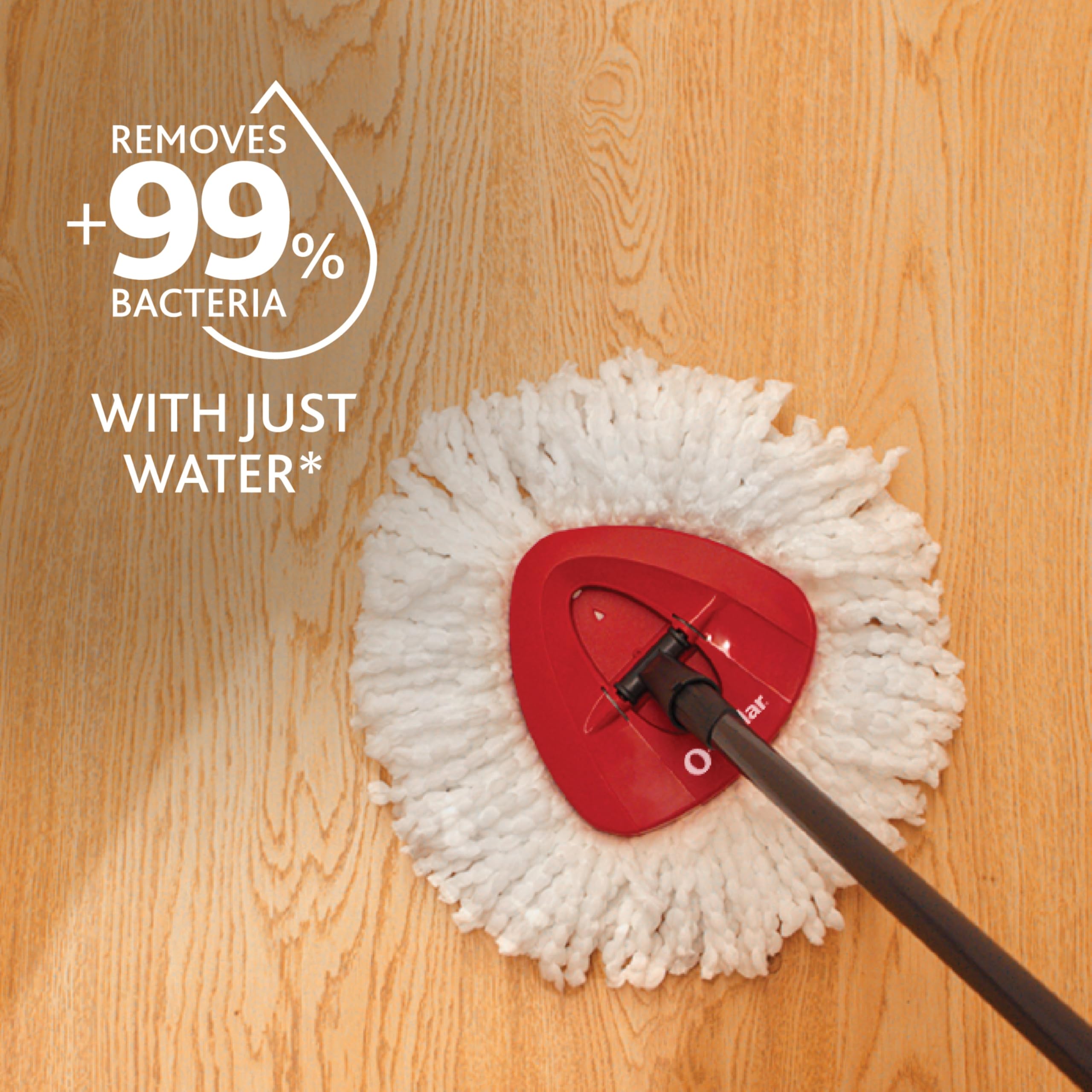 O-Cedar microfiber strands texture detail for deep dirt pickup