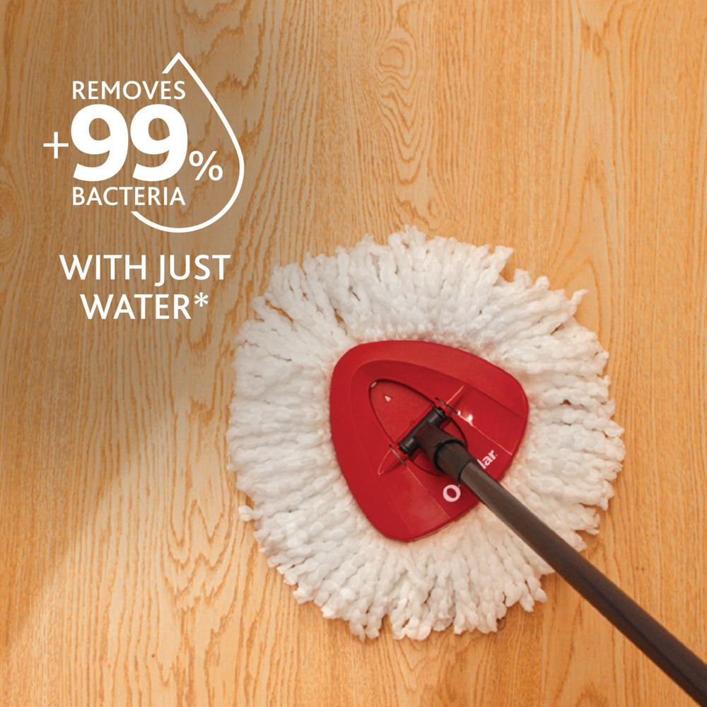 O-Cedar microfiber strands texture detail for deep dirt pickup