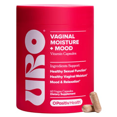O Positiv front packaging showing supplement bottle and 30-day supply benefits