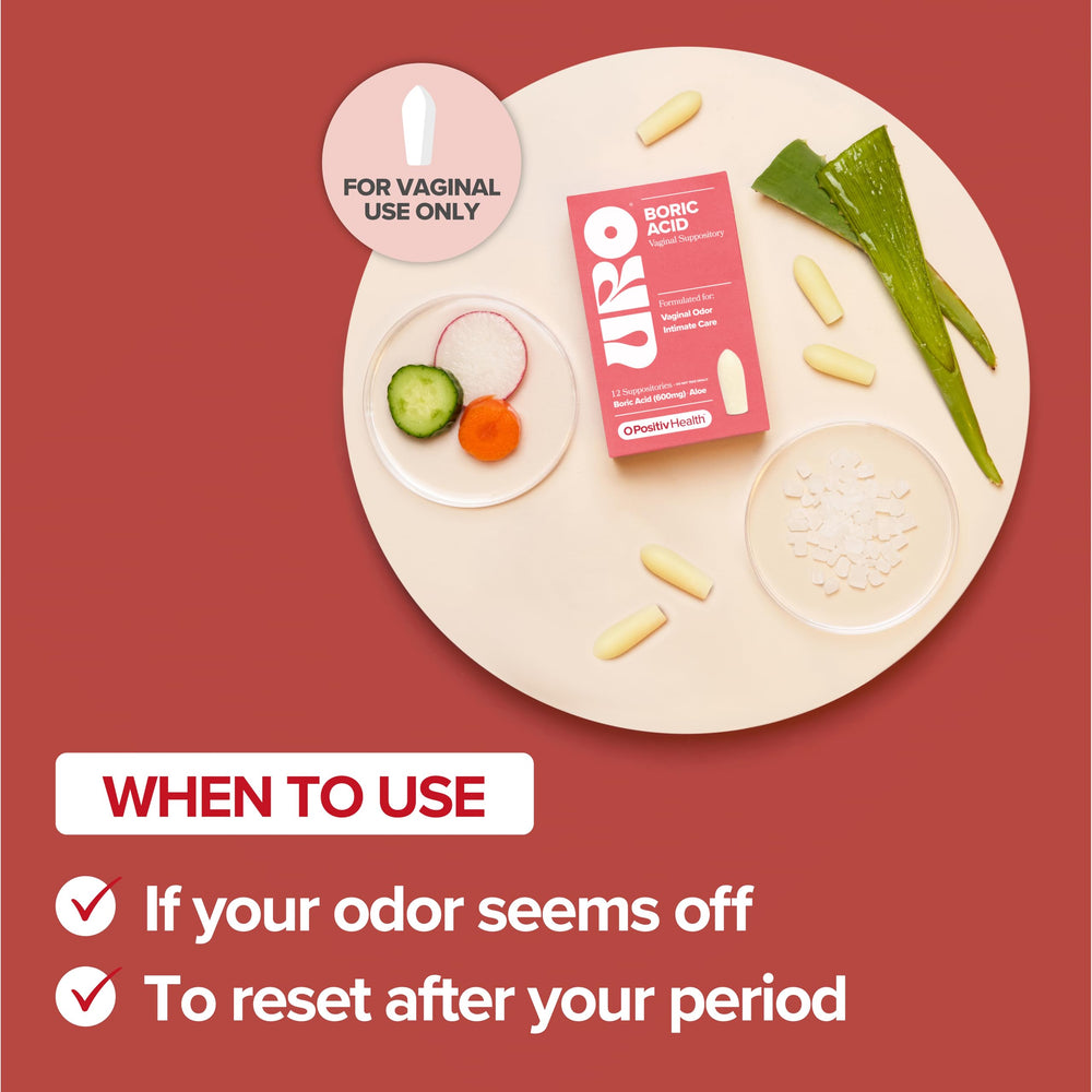 O Positiv suppository texture detail demonstrating gentle formulation for comfort