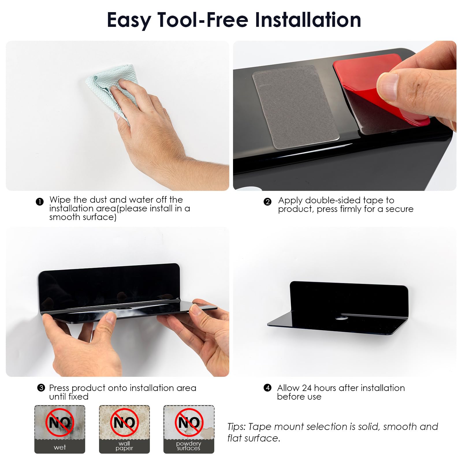 OAPRIRE acrylic edge texture closeup showing smooth surface easy-to-clean benefit