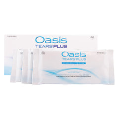 OASIS TEARS single vial close-up highlighting sterile single-use hygiene benefit