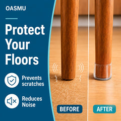 OASMU close-up of bonded felt and silicone showing durable seam and smooth glide