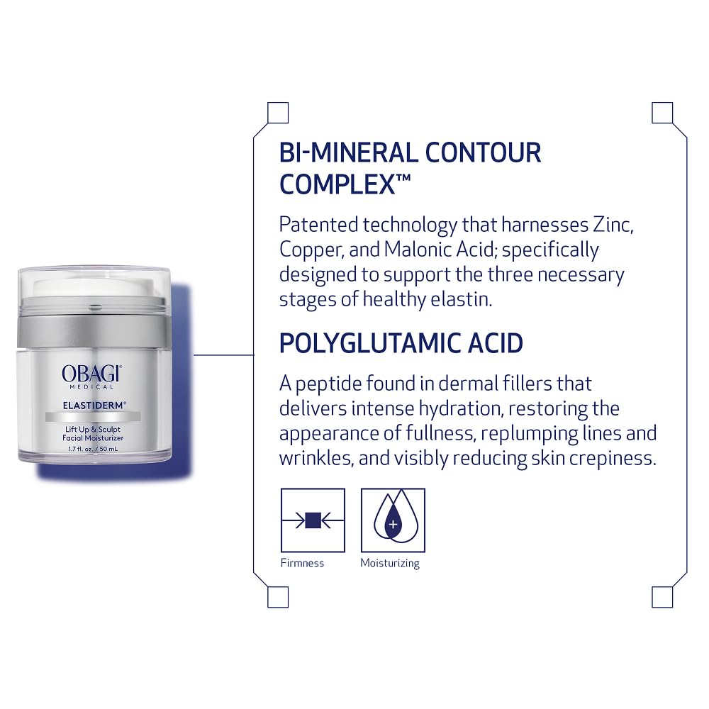 Obagi ELASTIderm displayed in dermatologist office representing physician-endorsed skincare