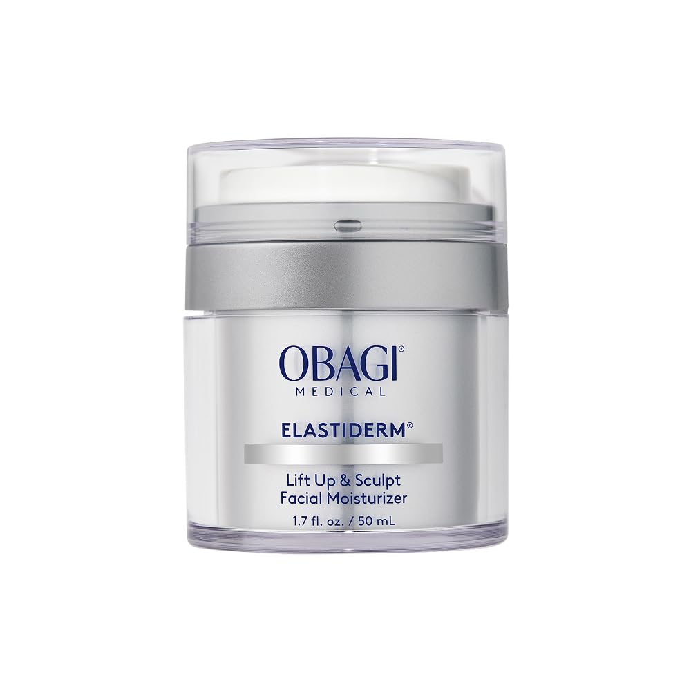 Obagi ELASTIderm front packaging showing jar and branded label for clear identification and trust