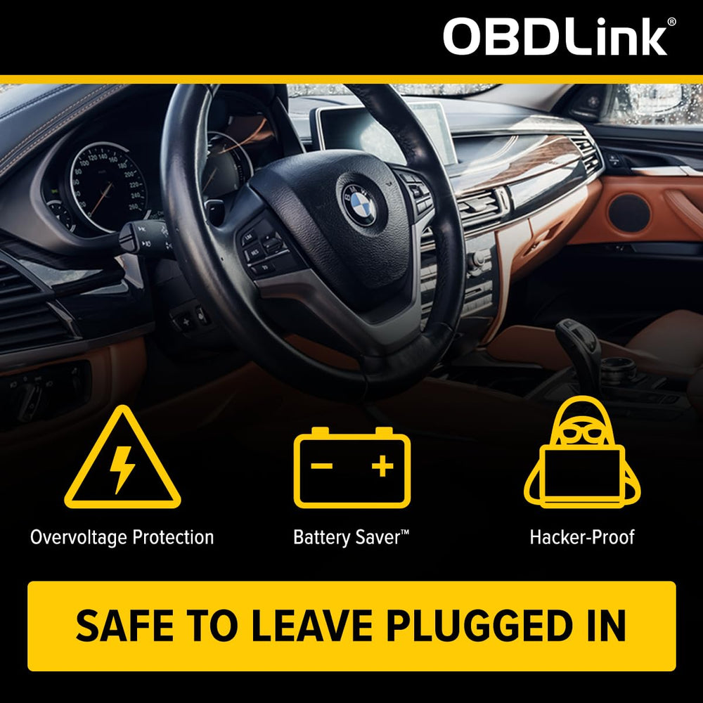OBDLink CX retail box with quick start guide, benefit: ready-to-use out of the box