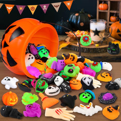 OCATO close-up of witch and ghost textures, highlighting soft TPR feel