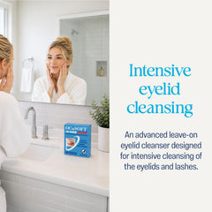 OCuSOFT single opened pad ready to use for convenient eyelid cleaning