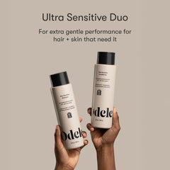 Odele bottle label close-up highlighting clean ingredients and trust