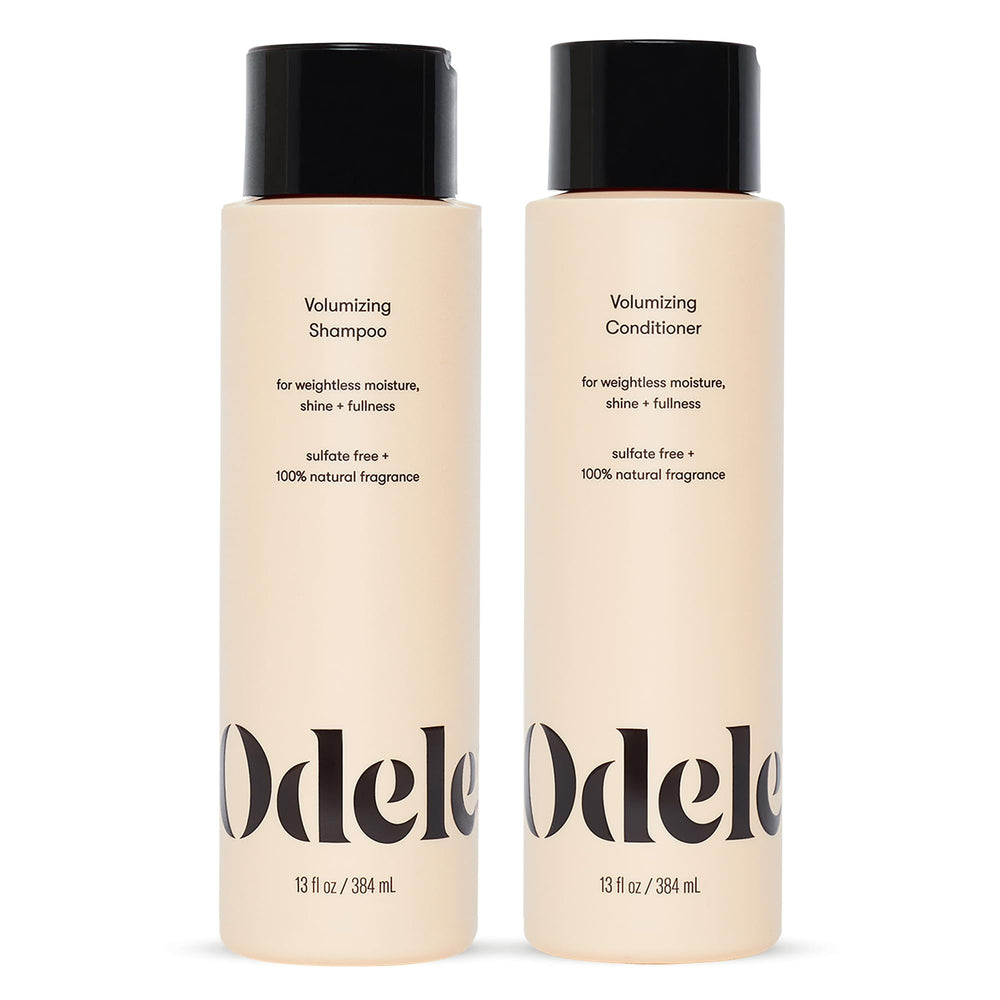 Odele front packaging showing set and benefit of lightweight volume