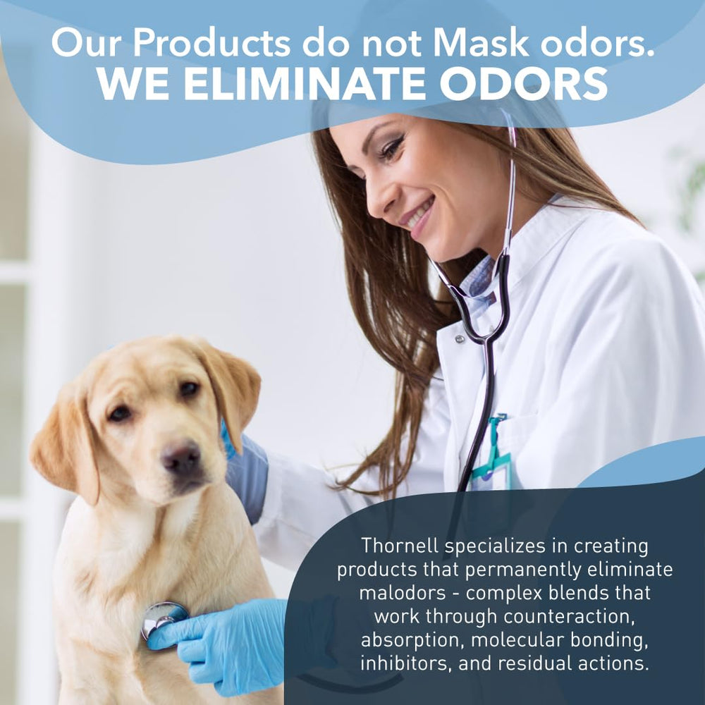 Odorcide K.O.E. applied in a kennel removing strong pet odors efficiently