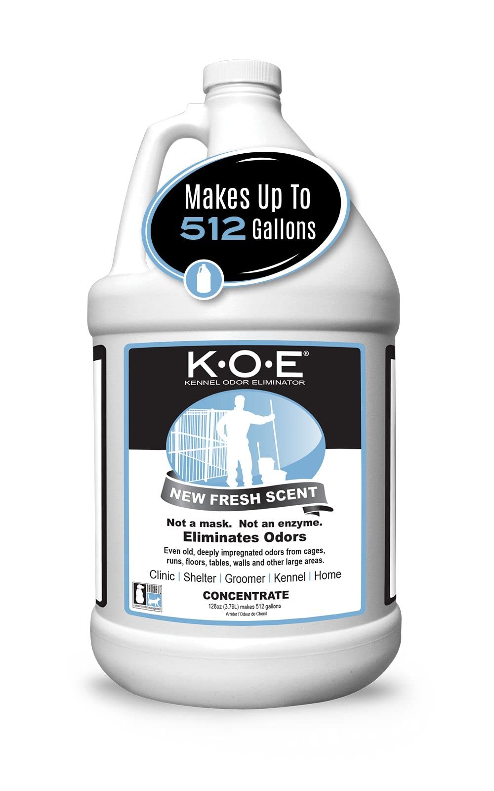 Odorcide K.O.E. front label showing product name and fresh scent benefit