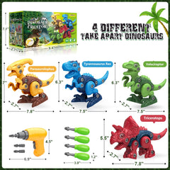 Officygnet blue Tyrannosaurus Rex assembled demonstrating realistic look and poseability
