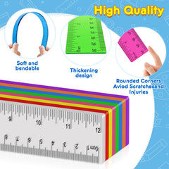 Officygnet close-up of inch and centimeter markings offering clear readable precision