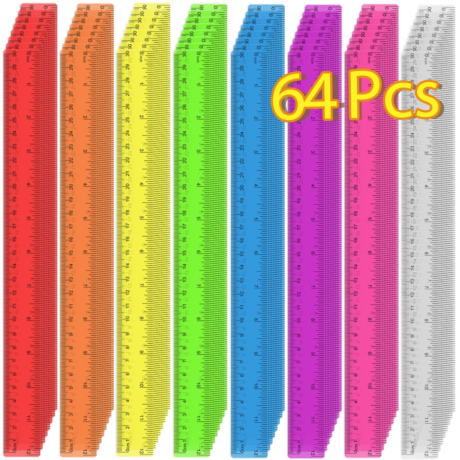 Officygnet front packaging showing 64-ruler bulk pack and clear labeling benefit organization