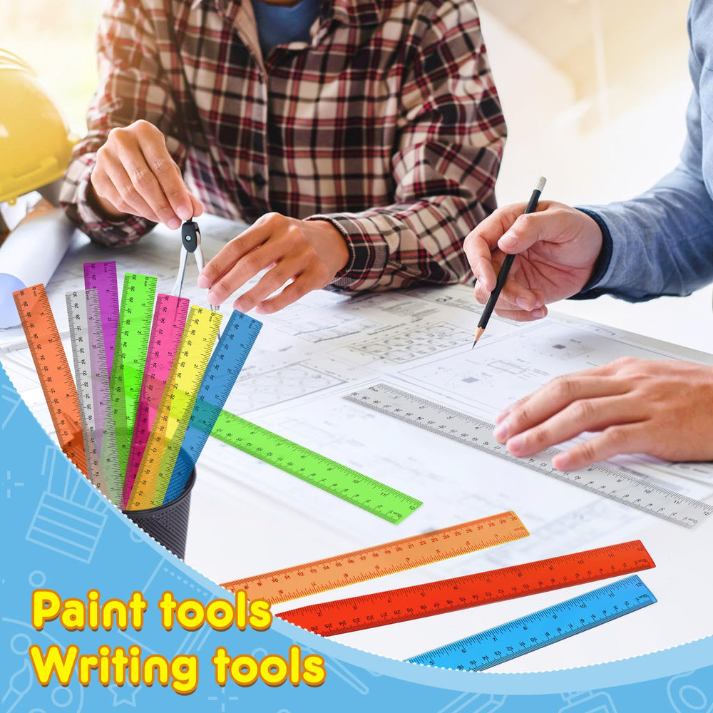 Officygnet ruler inside pencil case showing portability and classroom convenience