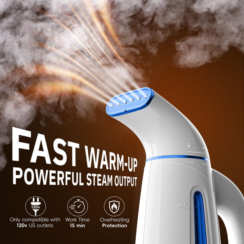 OGHom water tank open to show 240ml capacity for longer continuous steaming