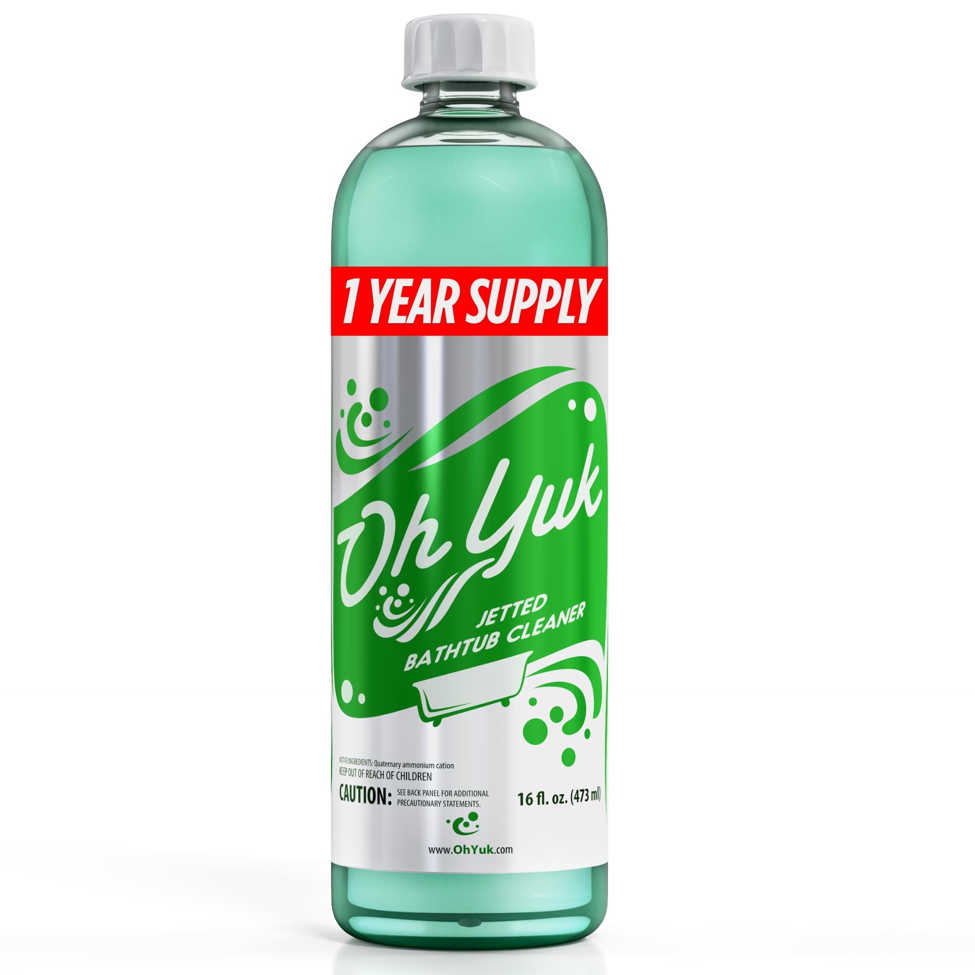 Oh Yuk front label bottle showing product identity and easy use benefit
