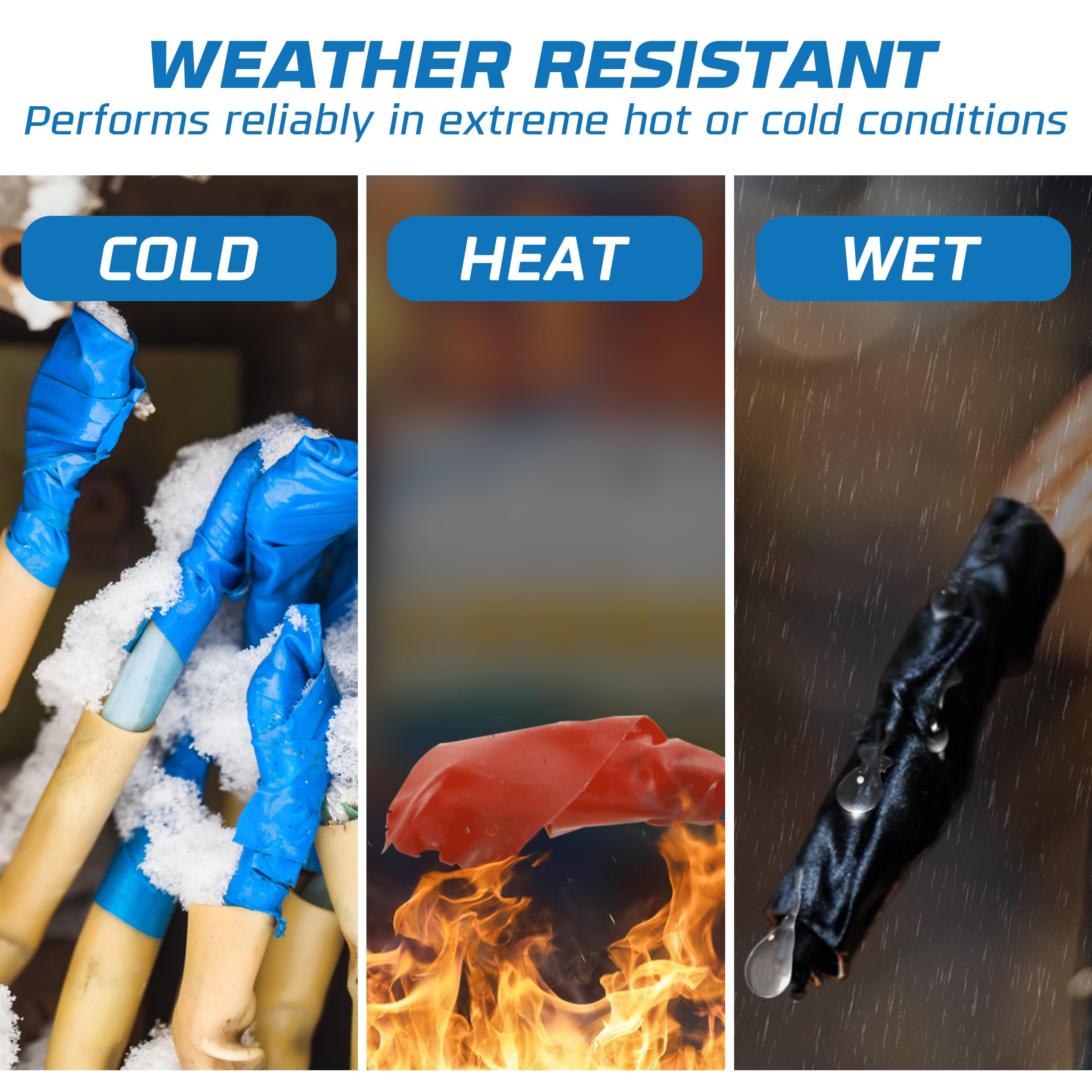 OHLECTRIC taped cable outdoors showcasing weather resistance and UV durability