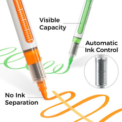 Ohuhu markers color layout spread displaying opaque pigments for bright coverage