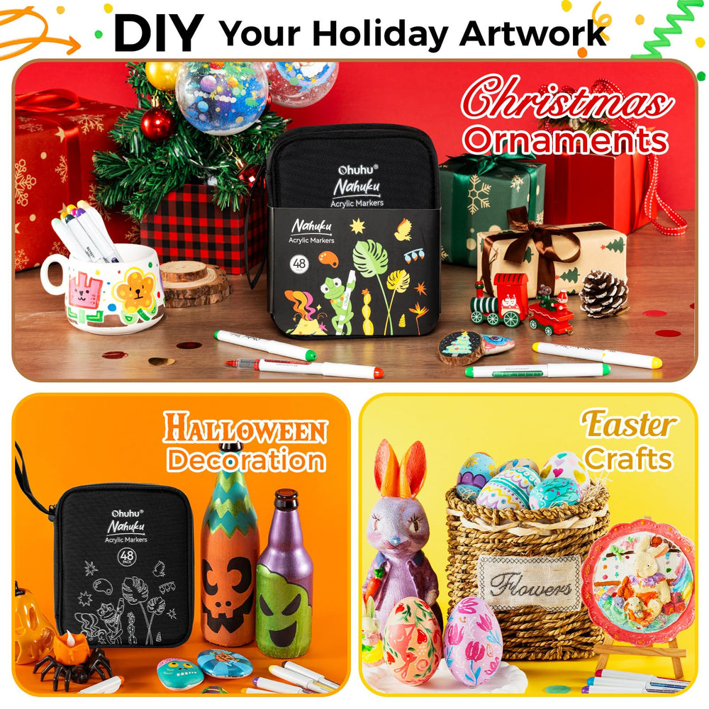 Ohuhu packaging and label showing brand information and gift-ready presentation
