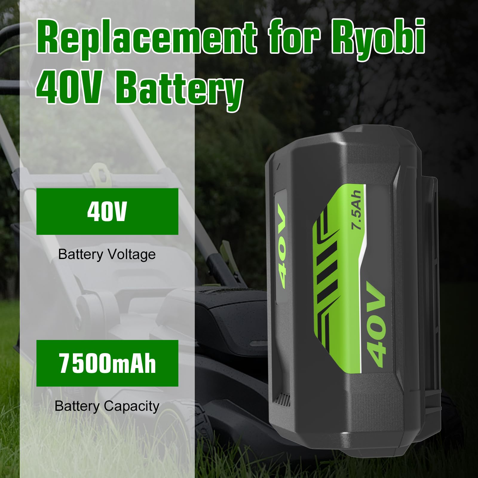 OHYES BAT label close-up displaying model and compatibility for easy verification