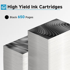 Oillike 67XL cartridge installed in HP printer demonstrating easy setup