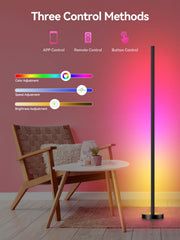 OIYN lamp in living room illustrating mood lighting for evenings and guests