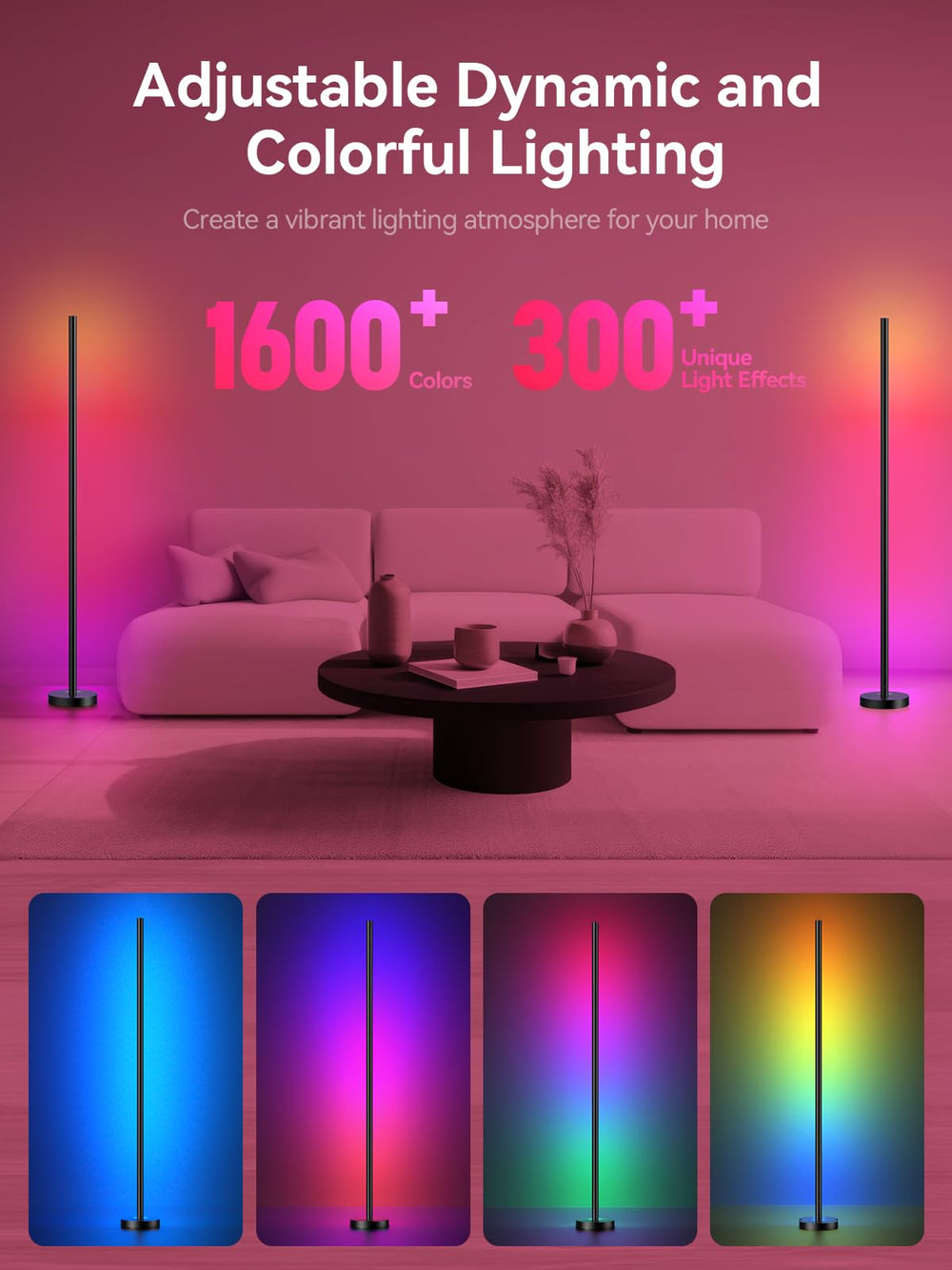 OIYN LED segment close-up highlighting multi-color RGBICW detail and precision