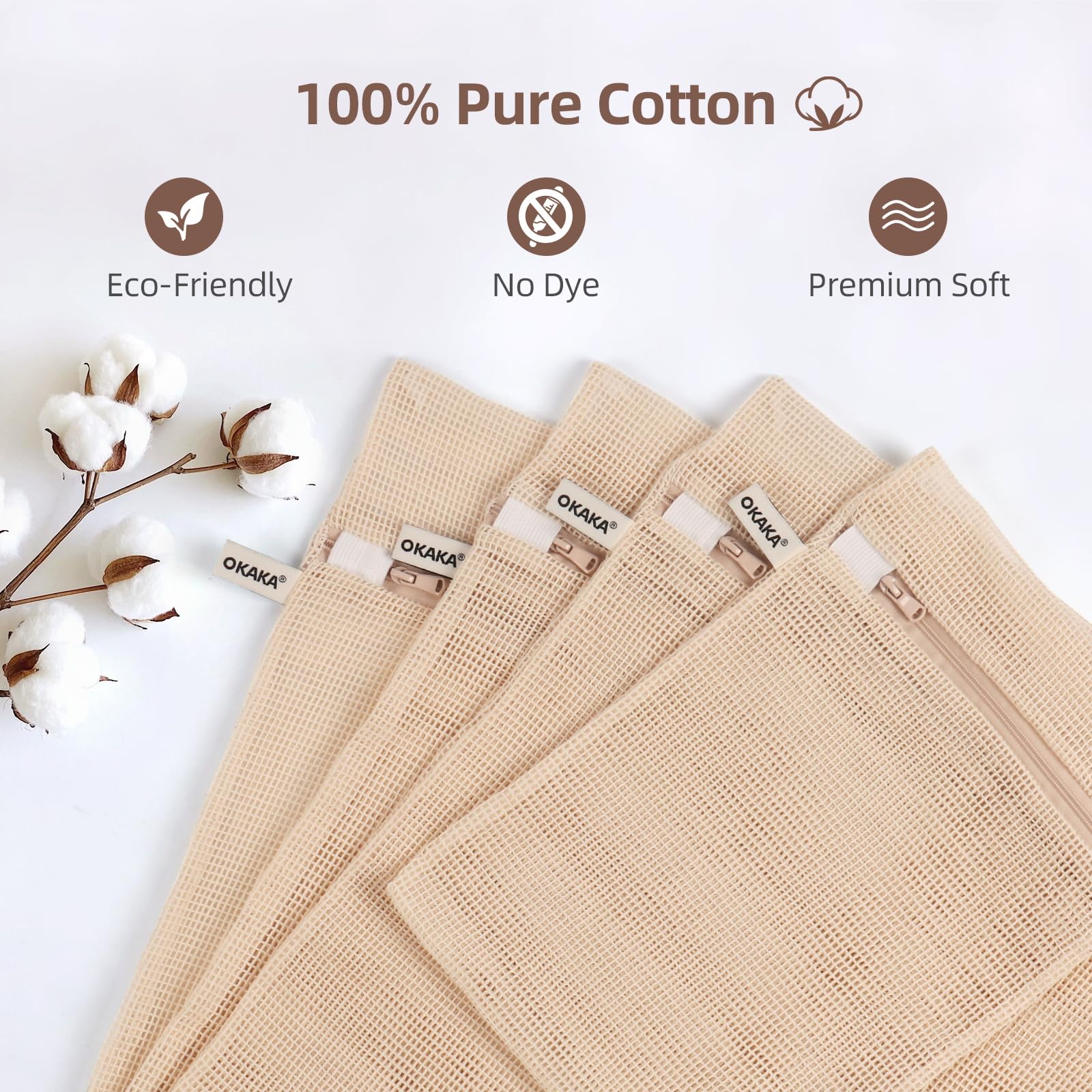 OKAKA bag containing lingerie showing protection and organized washing benefit