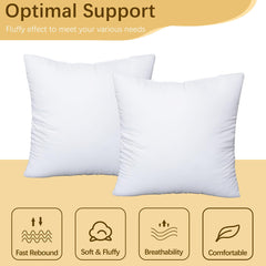 OKBA pillow insert placed on sofa illustrating immediate styling and comfort benefit