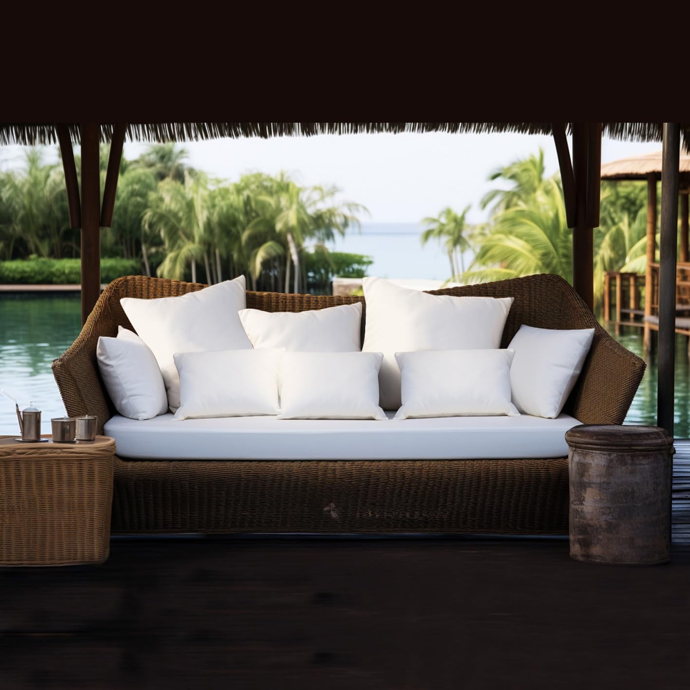 OKBA lifestyle shot on living room couch improving room style and comfort