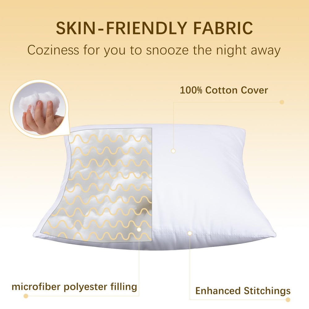 OKBA microfiber fill close-up demonstrating resilient loft for long-lasting plumpness