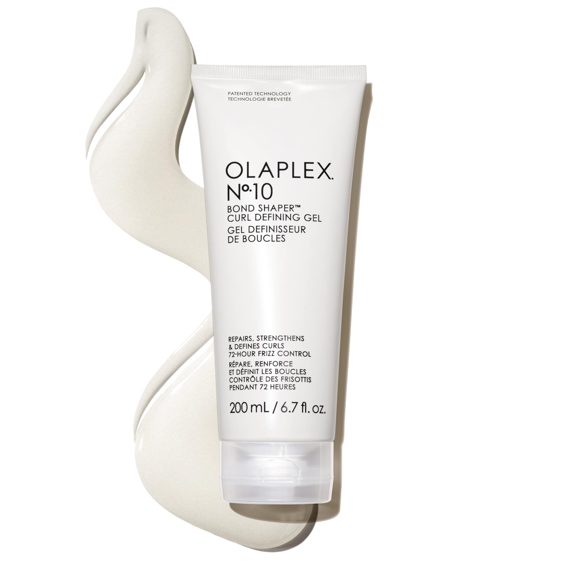 Olaplex N°.10 front packaging showing bottle and volume benefit