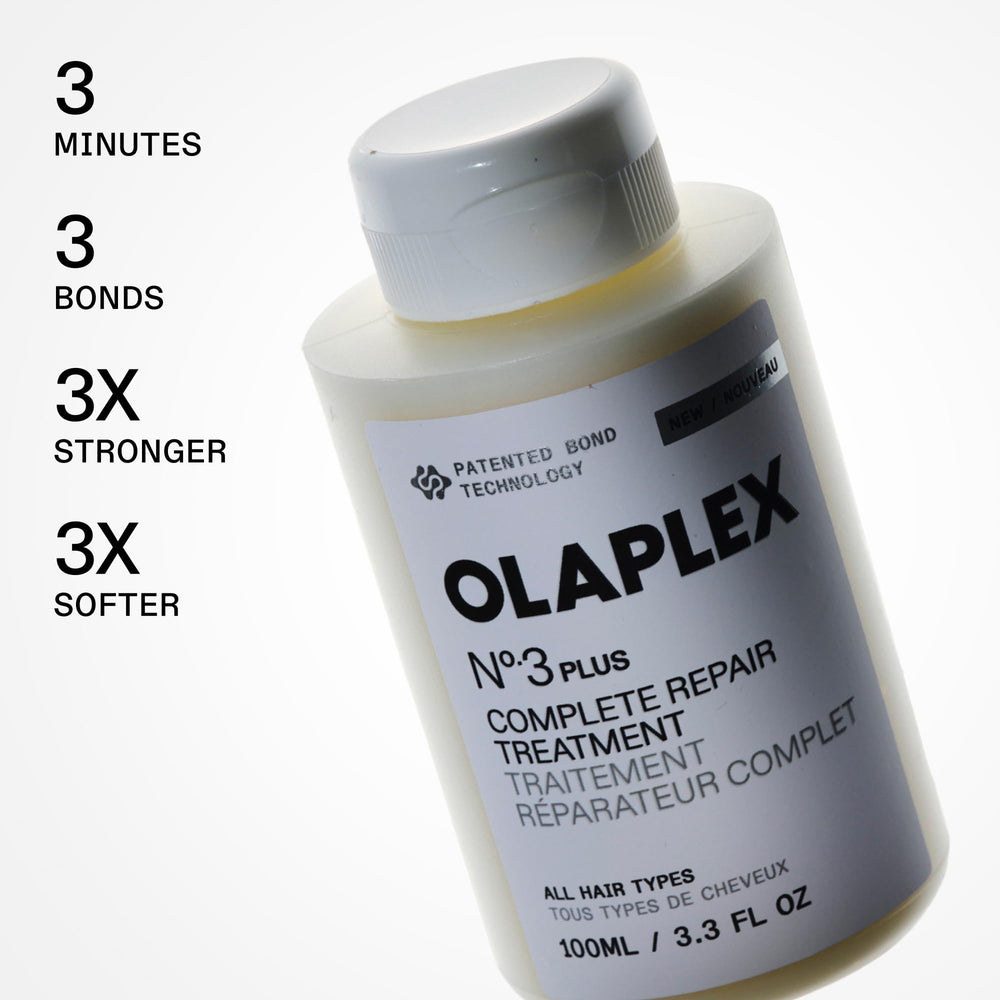 Olaplex N°4 shampoo bottle label highlighting gentle cleansing