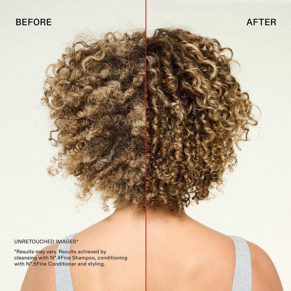 Olaplex 250 mL No.4FINE next to common items illustrating size