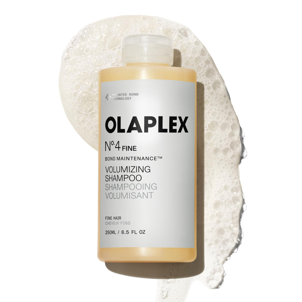 Olaplex No.4FINE front bottle showing label and volume benefit
