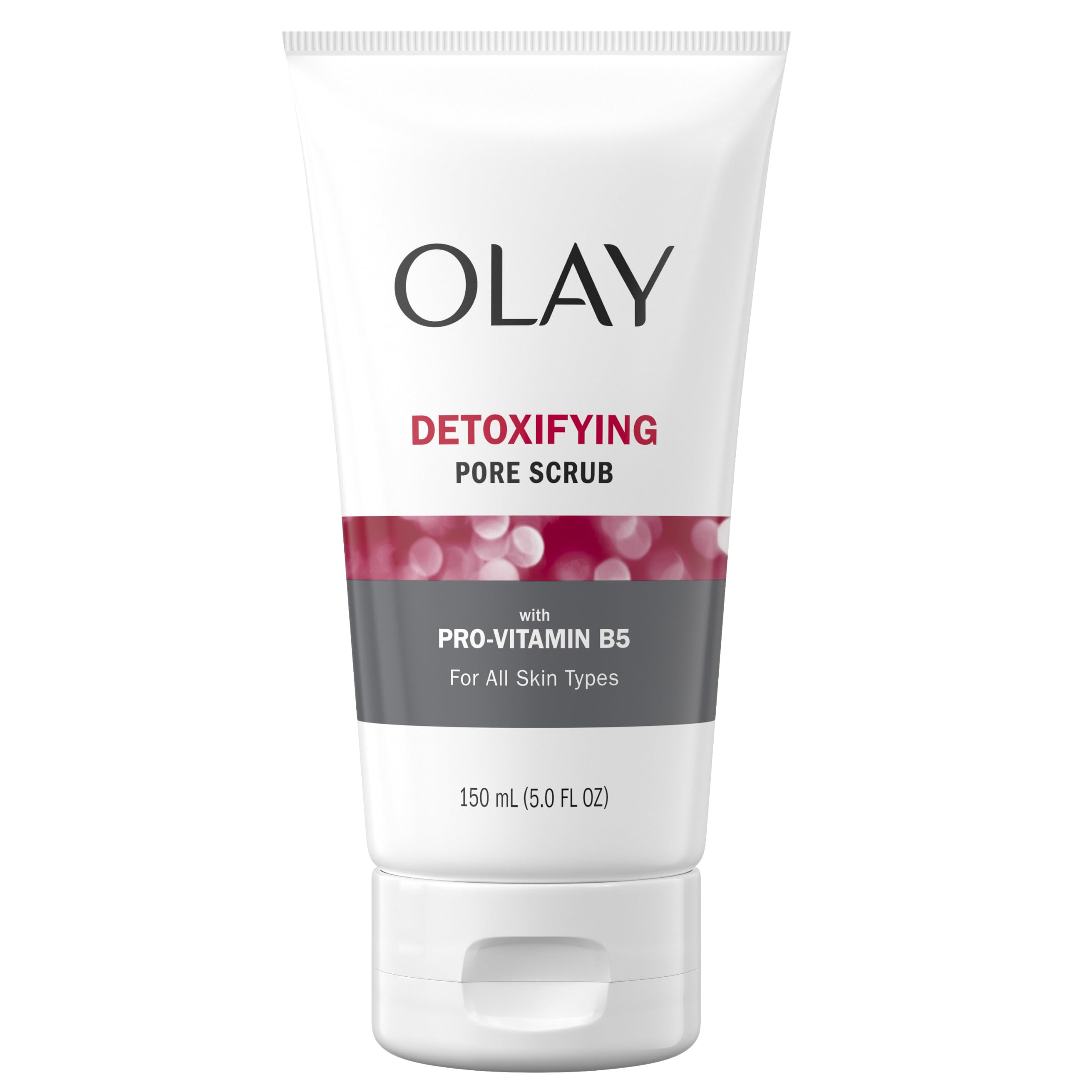 Olay foam on face during application showing deep clean and refresh benefit