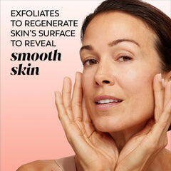 Olay gel texture closeup highlighting smooth exfoliating lather benefit