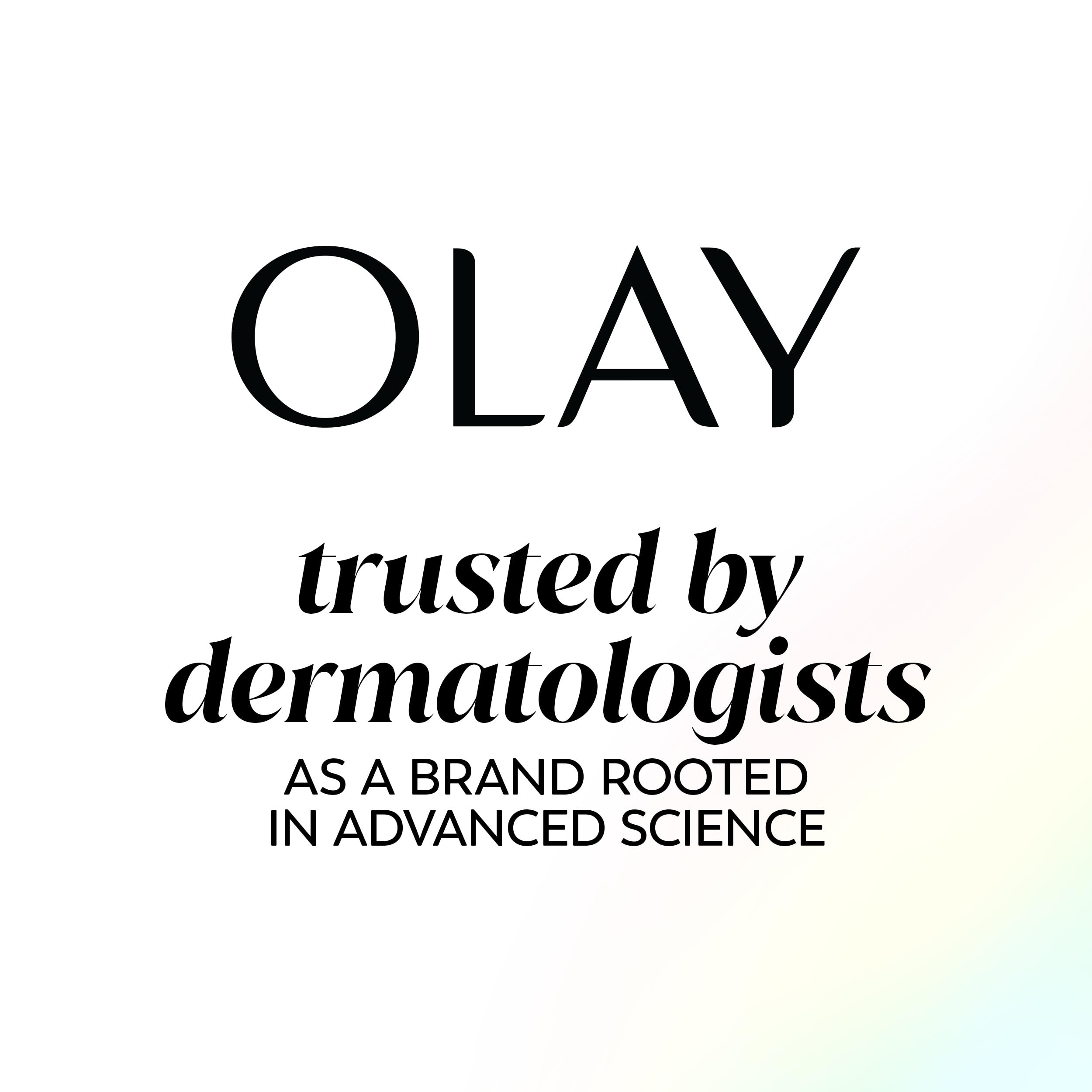 Olay scrub on bathroom shelf suggesting daily routine organization benefit