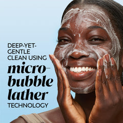 Olay pad close-up texture demonstrating gentle cleansing action