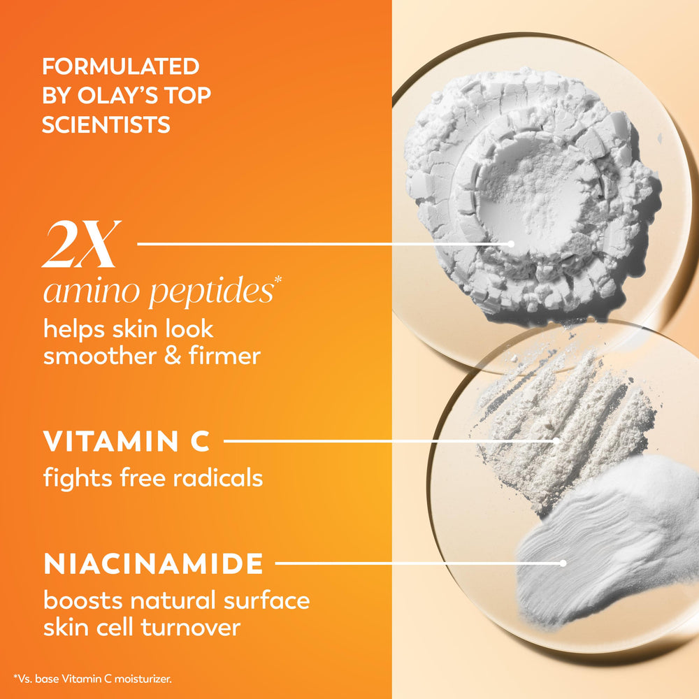 Olay gel-cream texture close-up demonstrating lightweight hydration and fast absorption benefit