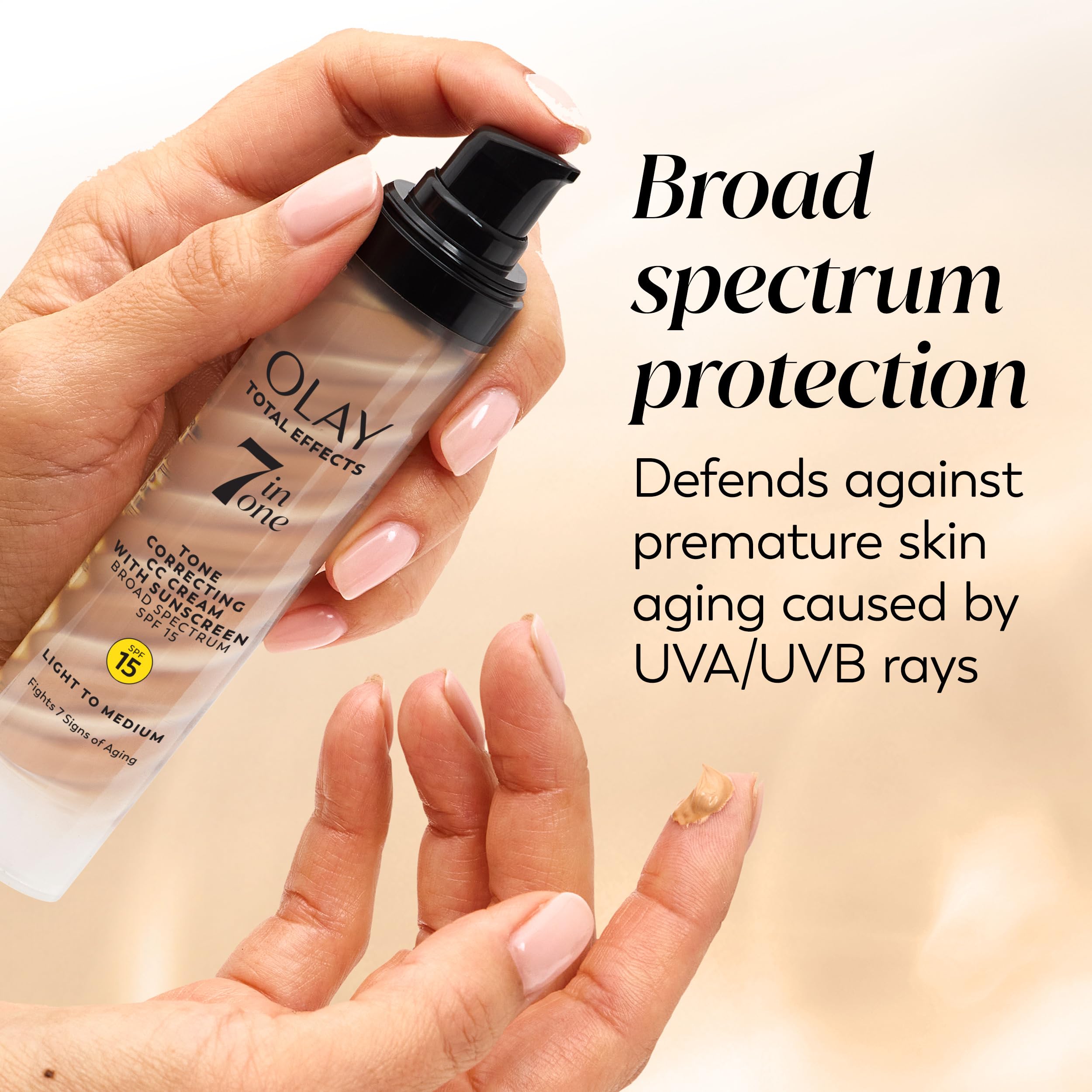 Olay ingredients label photo emphasizing vitamin complex and antioxidant benefits