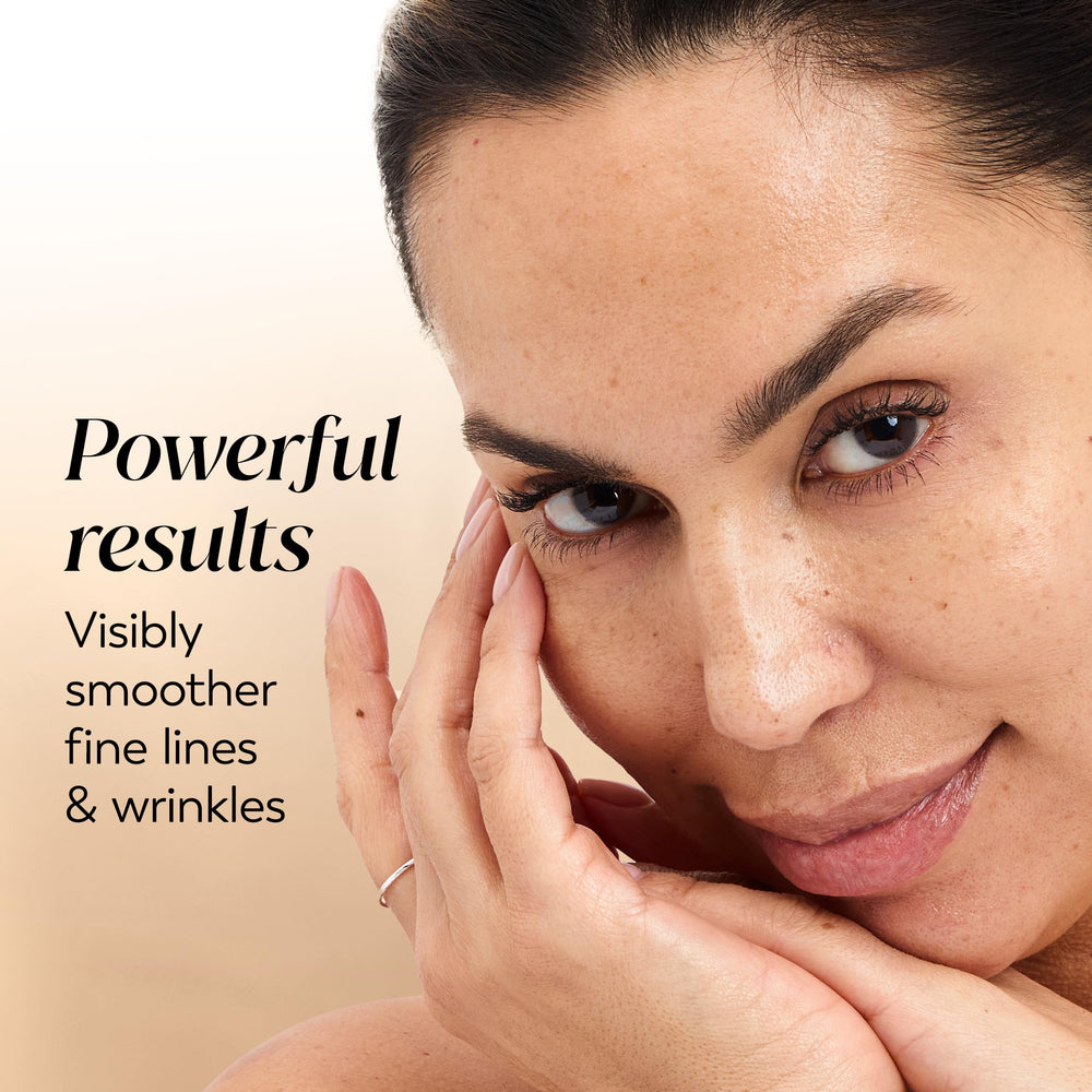Olay on bathroom vanity styled for daily routine inspiration and simplicity