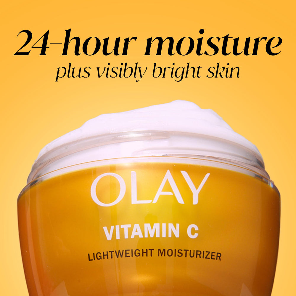 Hand swatch of Olay cream demonstrating lightweight spreadability benefit
