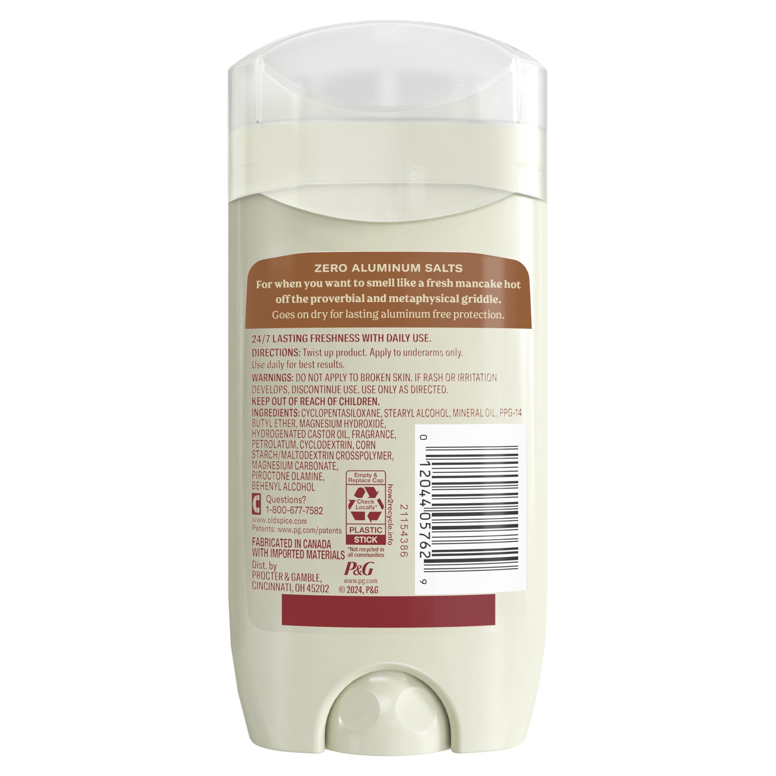 Old Spice GentleMan's in a grooming routine setting indicating everyday use