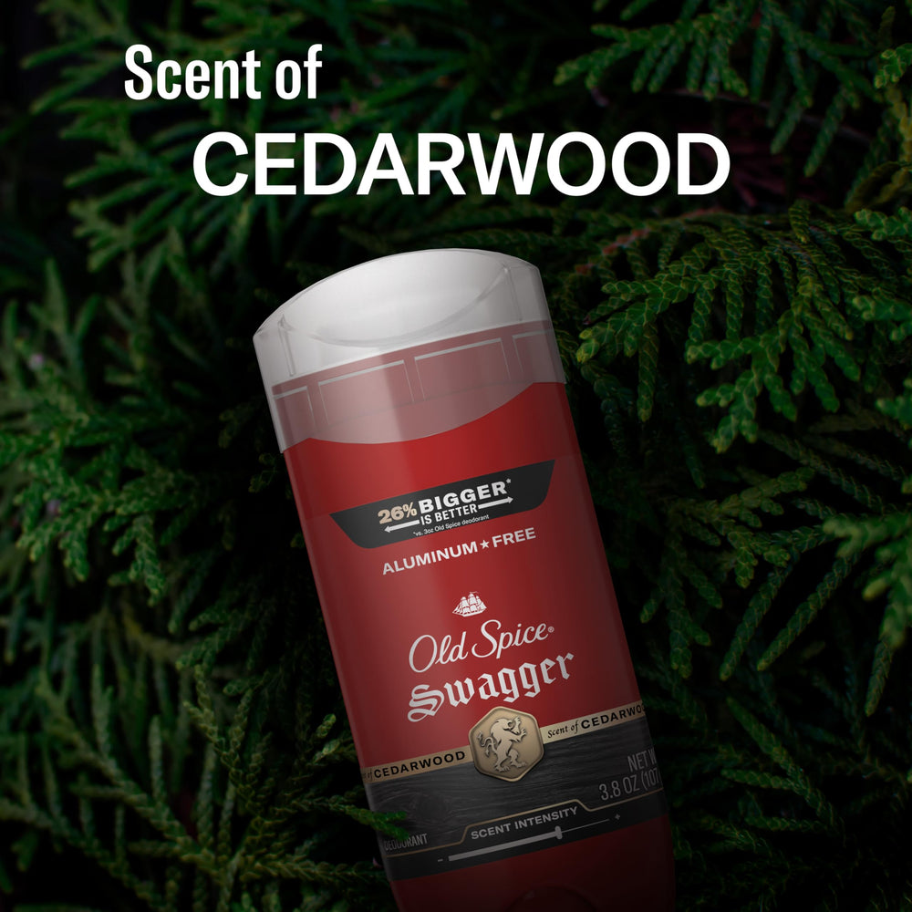 Old Spice Swagger paired with Old Spice body wash, showcases layering for signature scent