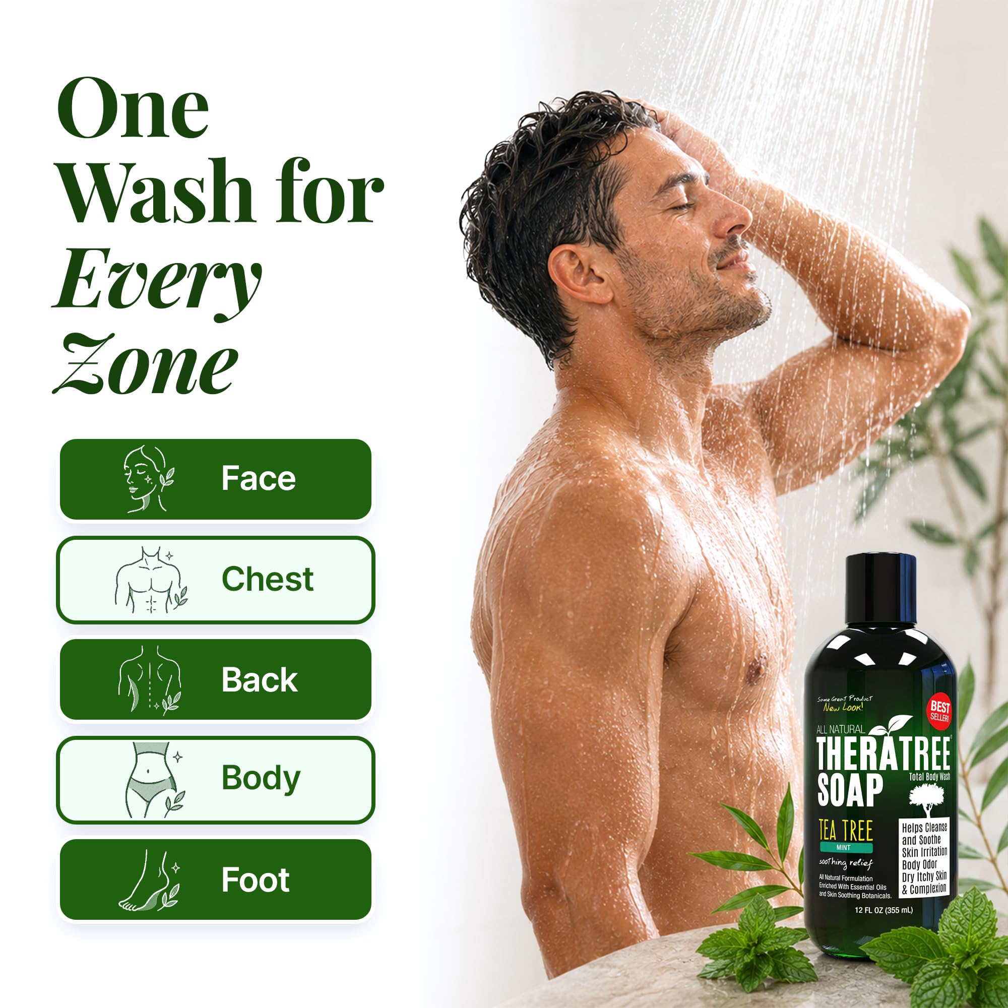 Oleavine bottle in hand showing 12 fl oz size and travel-friendly convenience benefit